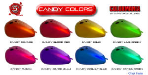 Candy Paint Chart